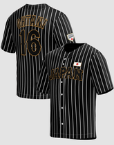 Shohei Ohtani #16 Samurai Black Baseball Jersey